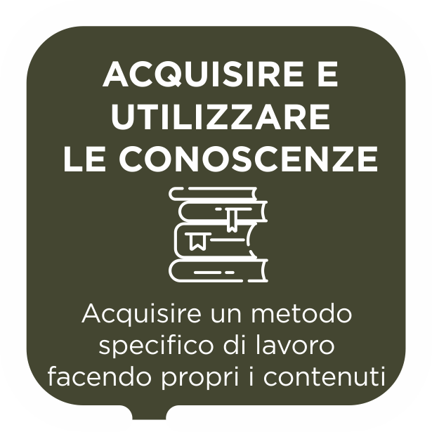 Acquisire e utilizzare le conoscenze